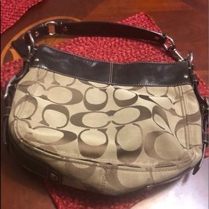 Coach purse with matching wallet (authentic)